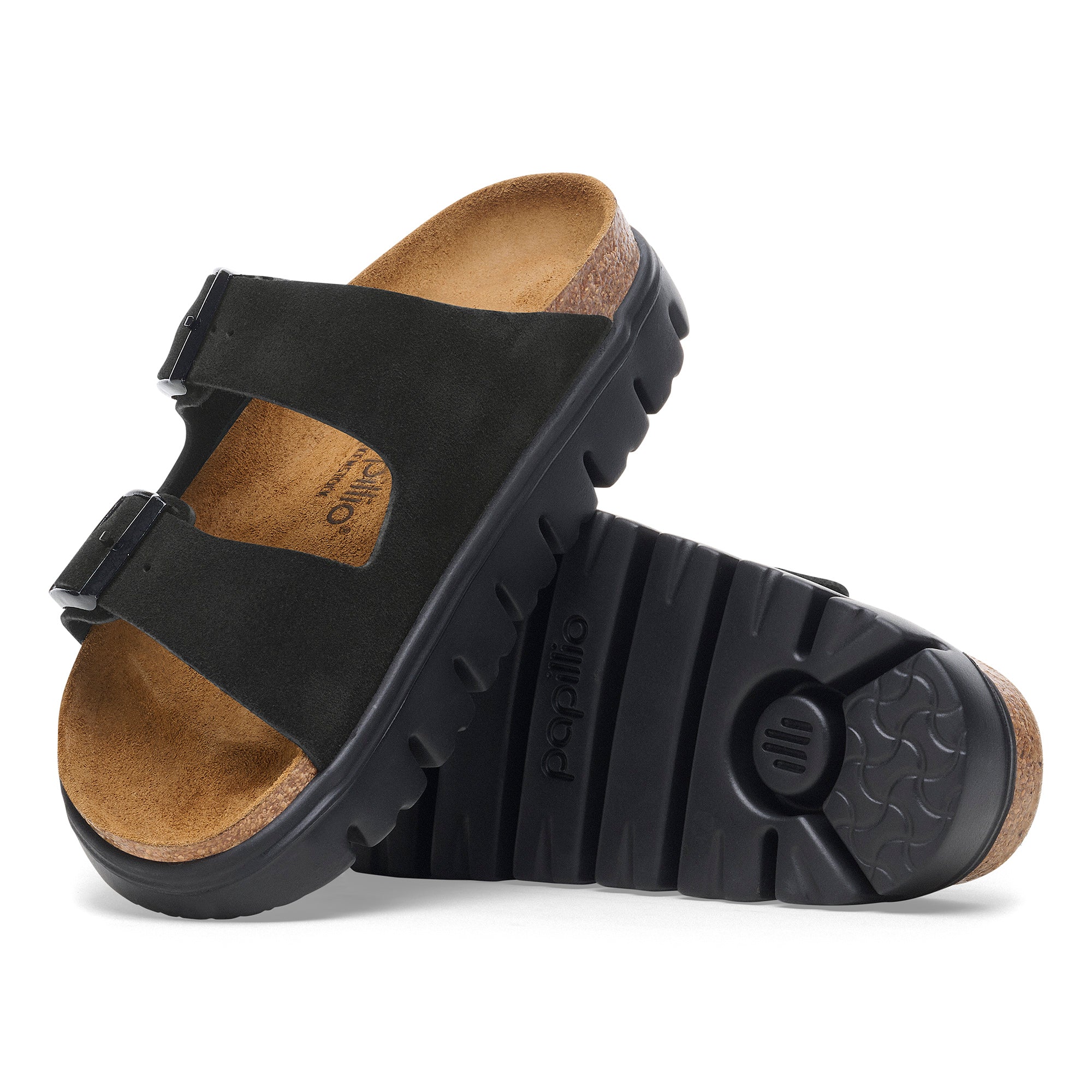 Birkenstock Arizona Papillio Platform Suede Leather Women's 