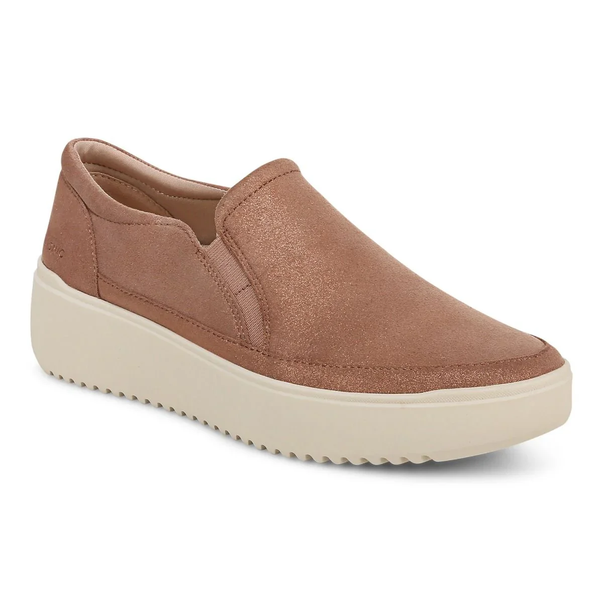 Vionic Kearny Platform Slip On Sneaker Women's ROSE GOLD SHIMMER
